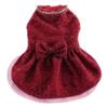 25 years old new sweetheart princess dress cross-border pet teddy dog cat bow gauze dress evening dress