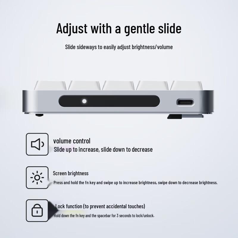 Lofree FLOW2 Low-Profile 84-Key Wireless Mechanical Keyboard