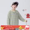 Boys' Casual Long-Sleeve Striped T-Shirt