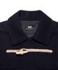 Lee Wool Blend Long Duffle Coat Navy