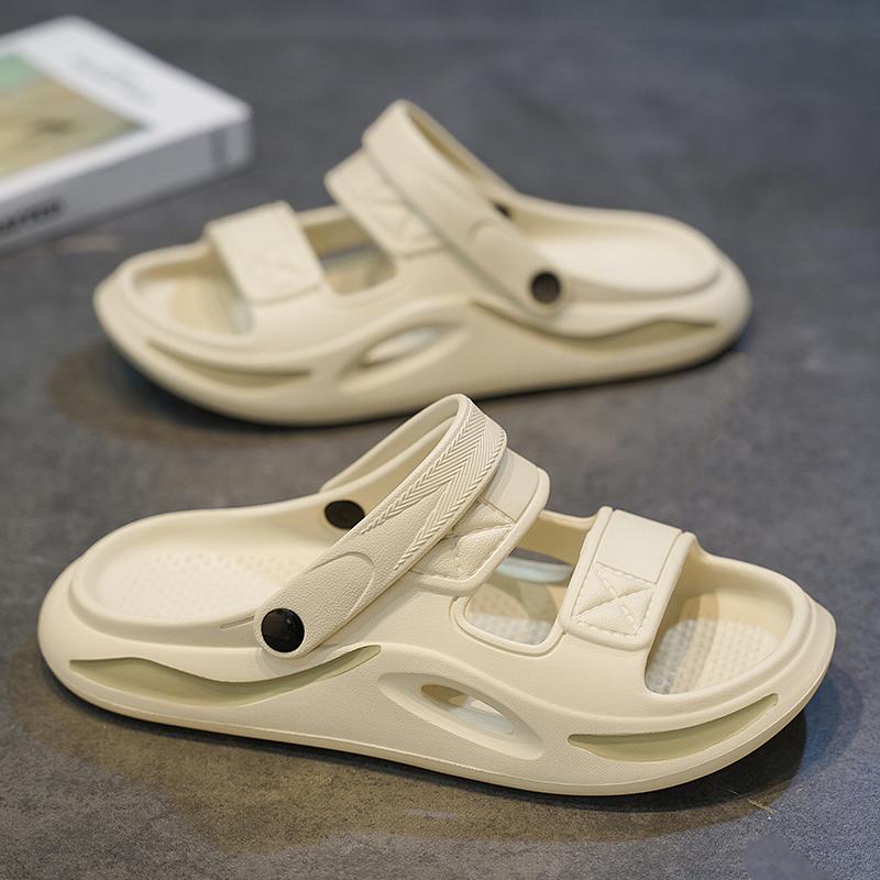 Fashion New Soft Sole Trendy Slippers Platform Sandals Indoor Outdoor Beach Sandals Summer Casual Comfortable Non Slip Flip Flops Man