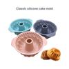 Double Ear Silicone Mousse Cake Mould High Temperature Resistant Cake Pan DIY Cake Baking Tool