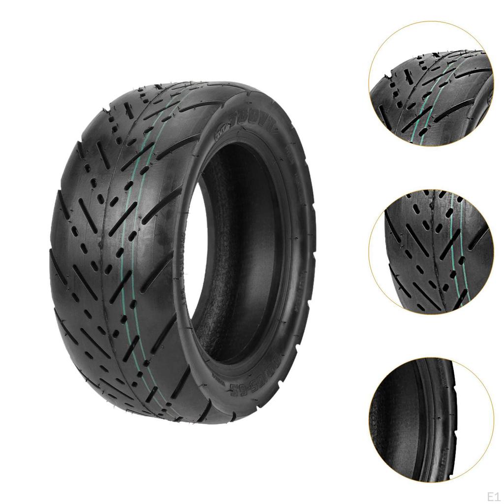 Tubeless Vacuum Tire ,90/65-6.5, Easy To Install, Premium, Spare Parts, Accessories,Rubber ,Replaces
