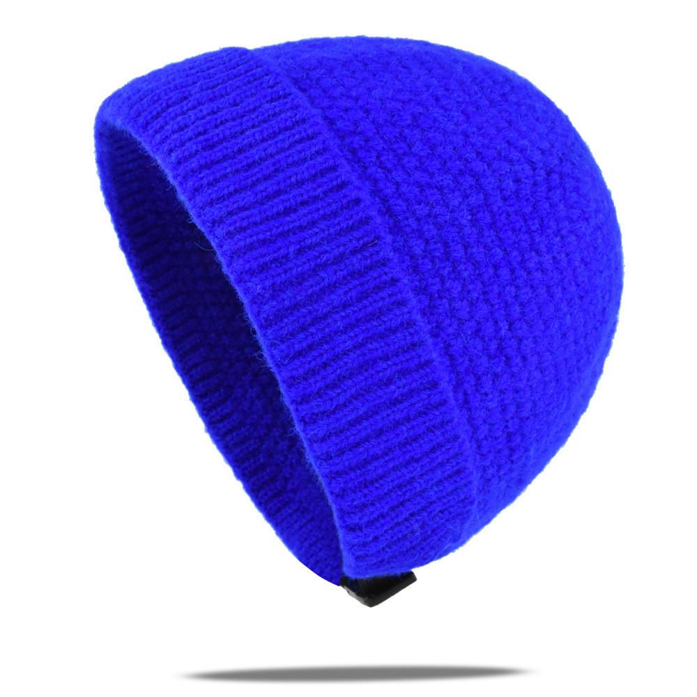 Knitted With Hat Stretch Adjusting Cotton Material Hat Dome Warm Hat Fashion