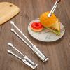 Stainless Steel Food Tongs for Buffet BBQ Long Handle Non-Slip Food Clips Rust-Proof Dishwasher Safe Kitchen Utensils for Seafood Bread Vegetables