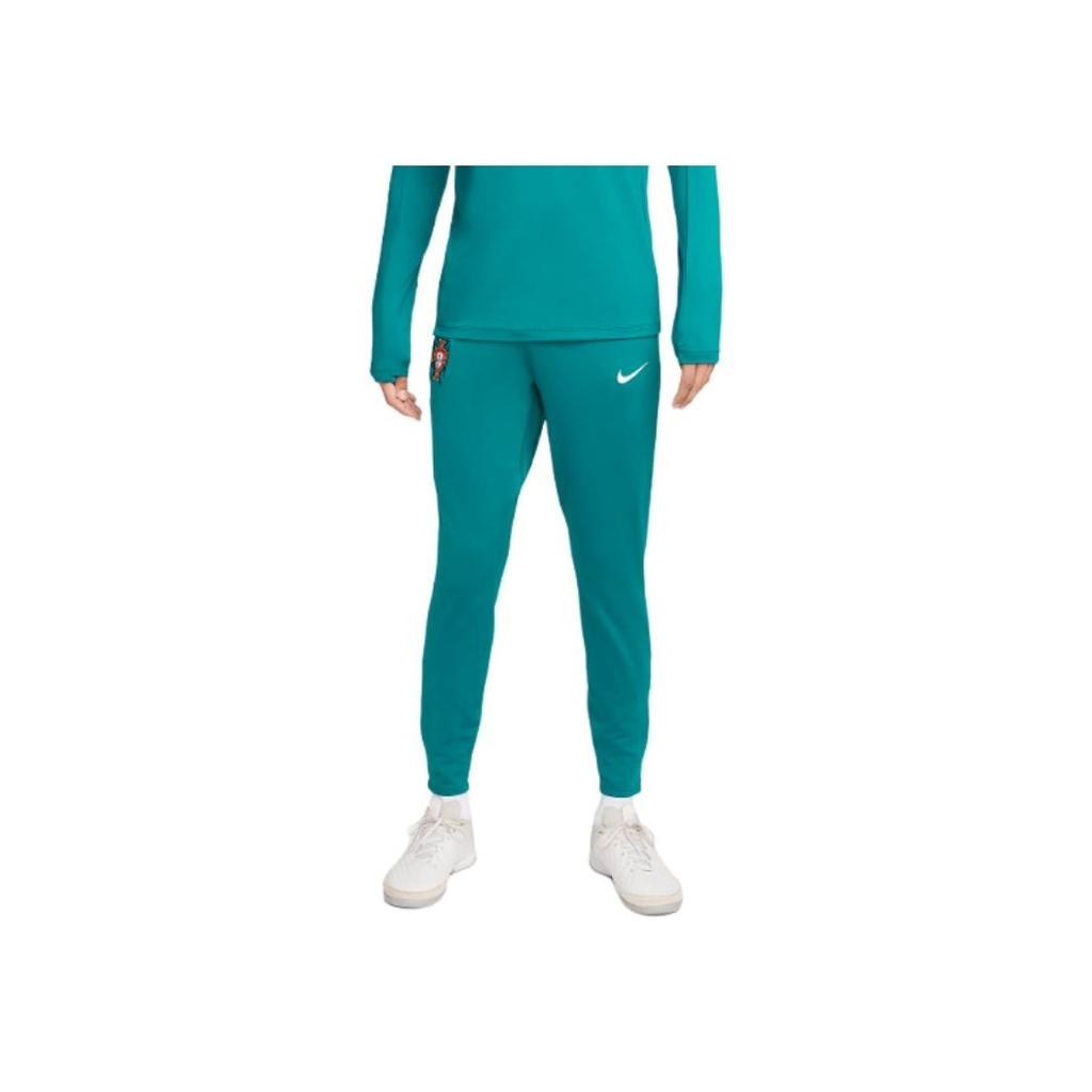 Nike Portugal Strike Dri-FIT Logo Elastic Waist Mid-Rise Knitted Sports Pants Men Bottoms Crystal-Blue FJ2282-381