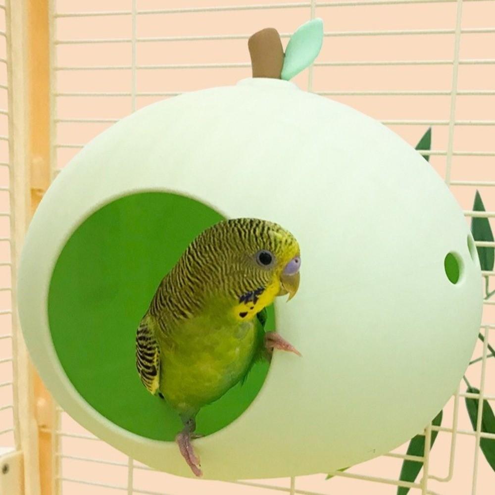 Large Caliber Bird Shelter Plastic Small Pet Sleeping Nest Pet Habitat Parrot Cage Nest Budgerigar