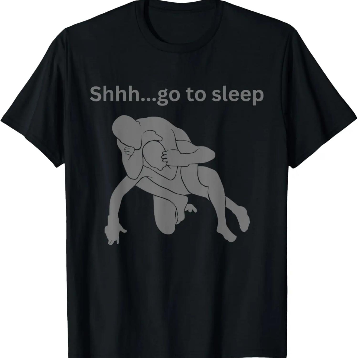 

Rear Naked Choke Hold Funny Go To Sleep MMA Jiu Jitsu Humor T-Shirt XXXXXL чорний