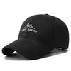 Four-Season Twill Cotton Embroidered Peak Baseball Cap, Fashionable Minimalist Peaked Cap, Outdoor Casual Sun Hat