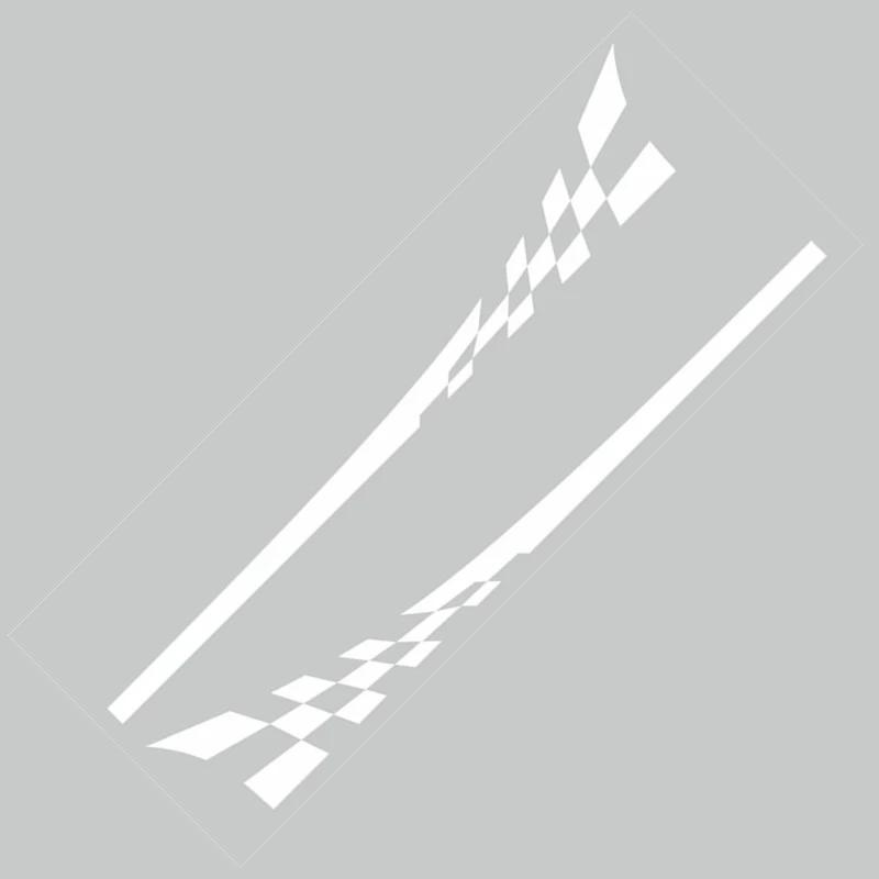 Car Door Side Stripes For-Porsche 911 997 Exterior Accessories Racing Flag Graphics Sticker Auto Body Decor Vinyl Decals