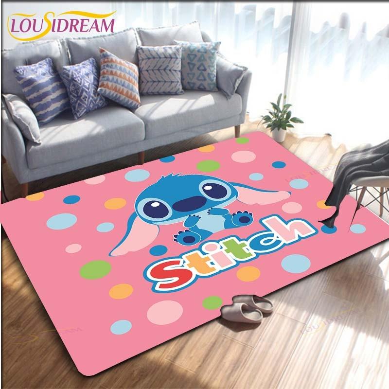 Cartoon Anime Stitch dywan do salonu rysunek sypialnia maty podłogowe dywan do zabawy dla dzieci kuchnia łazienka mata antypoślizgowa!