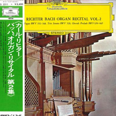LP Record KARL RICHTERORGAN  Bach Organ Recital Vol.2 MG2211 DEUTSCHE GRAMMO Japan Classical Used