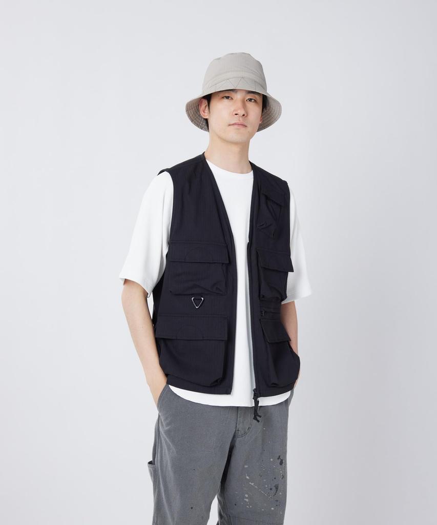 Snow Peak TAKIBI Herringbone Vest BLACK M VT-26SU003 (Men's/Women's Vest)