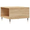  Coffee Table, Sonoma Oak 55x55x36.5 Cm Wood-based Material