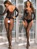 New Fishnet Bodysuit Exotic Erotic Mesh Full Body Stocking Clothes High Elastic One-Piece Tights Lingerie Fashion Sleepwear