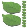 50 kartek/zeszyt notatek z motywem zielonych liści Zielony motyw liści Mocny klej Trwałe Biurowe Domowe Materiały do notowania