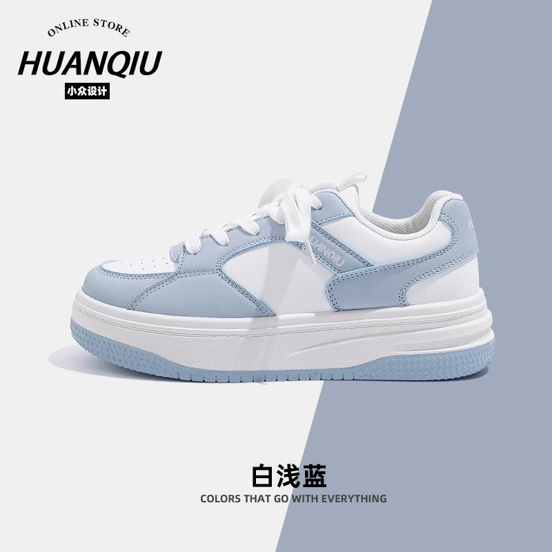 

Global ZHQ-HY312 light blue board shoes women s popular spring women s shoes ins trendy versatile platform sports and leisure shoes 35