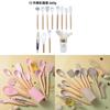 Silicone Kitchen Utensil Set With Wooden Handles For Cooking Nonstick Heatresistant For Home Use