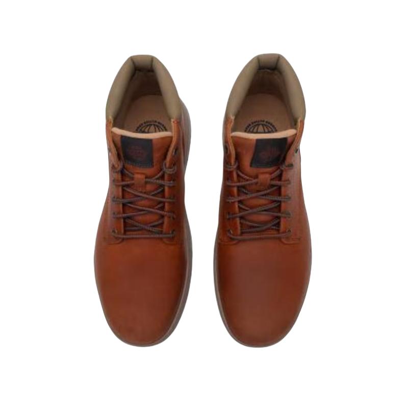 Timberland Comfortable Versatile Fashion Short Martin Boots Men Boots Dark-Orange A69FNEJD