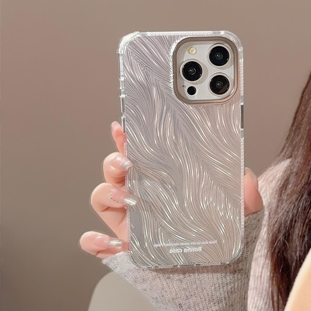 

Feather Gradient Laser Suitable for IPhone 15 IPhone Case 14promax High End Sense 13 Temperament 12 Anti Fall 12promax