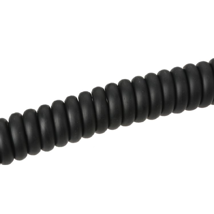 Metal Detector Spring Power Cable Black for GFX7000 4500 5000 Power Cord 1 Meter