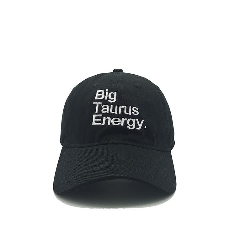 Zodiac Embroidey Cotton Baseball Cap Men Soft Top Black Color Outdoor Sun Hat Women Sport Sunshade Caps Unise Gorras