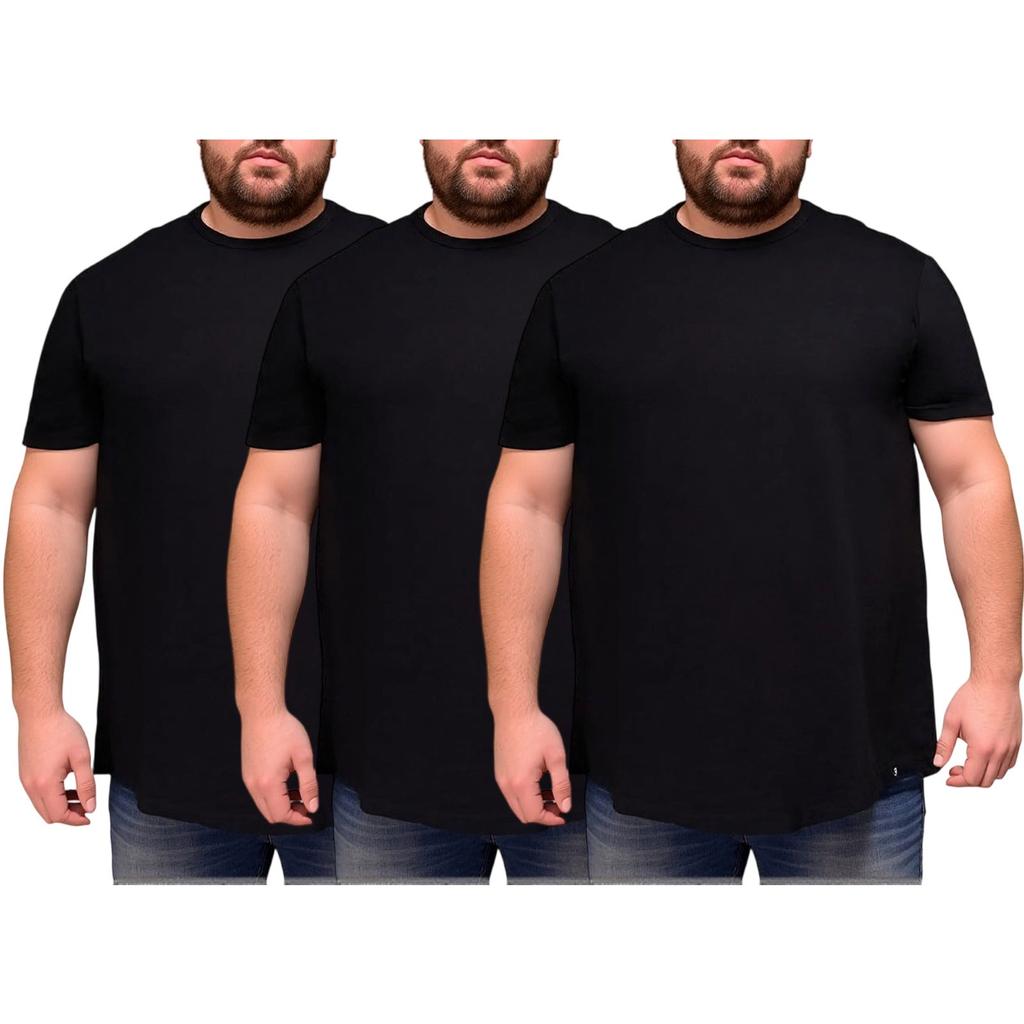 Men's Large-sized Short-sleeved T-shirt In Solid Color Is Versatile And Casual