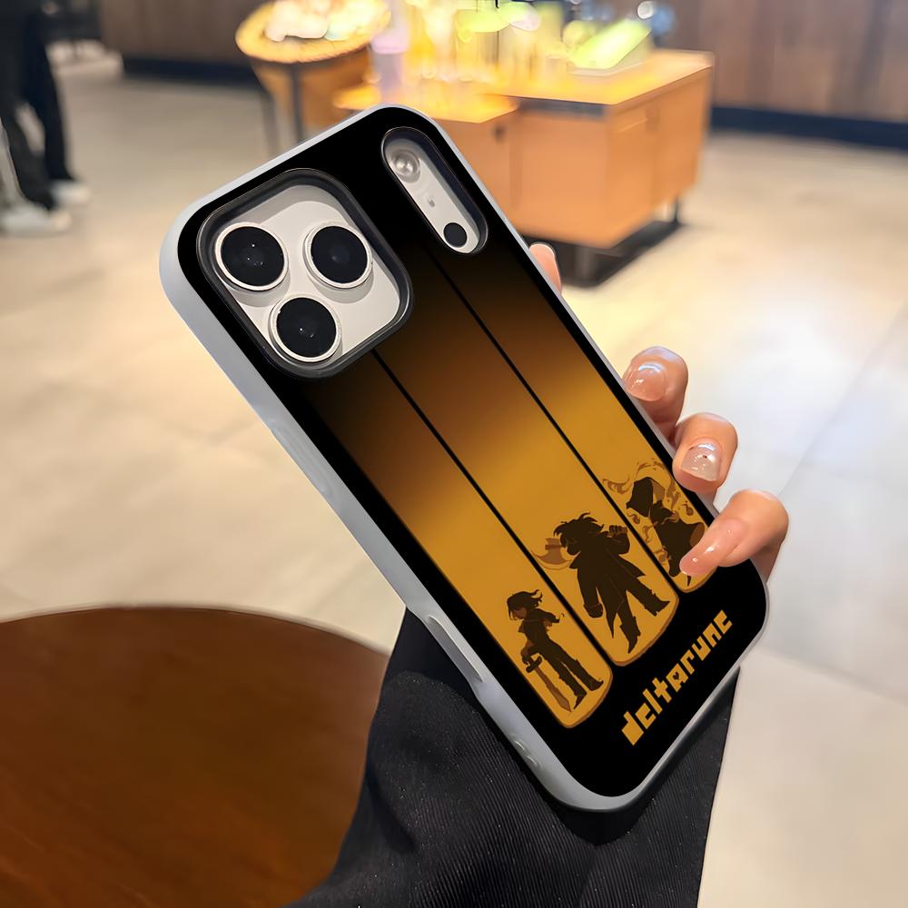 Game D-D-Deltarune Phone Case For IPhone 17 Air 16 E 15 14 Plus 13 12 11 Pro Max Jelly 2 In 1 Protective Case