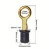Rubber Plug Marine Boat Drain Plug Sturdy Compression Plug Plumbing Brass Handle Drain Plug  Kayaks