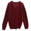 Pringle of Scotland Wool Long Sleeve V Neck Sweater S Red Knit Men's Used