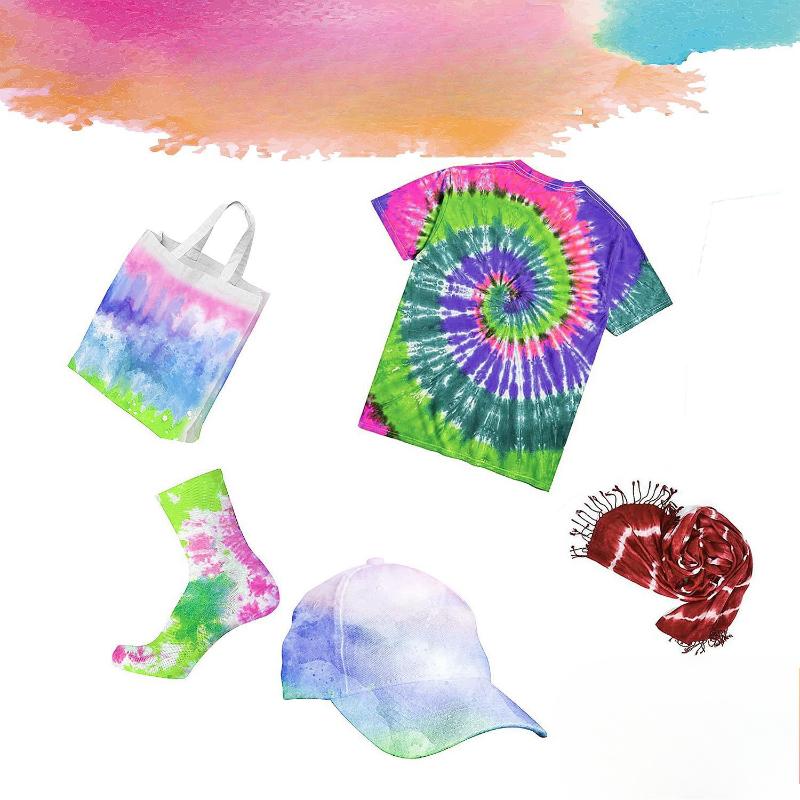 24-color 10g Bag Tie-dye Powder DIY Coloring School Clothing Fabric Dye Suitable for Children and Adults