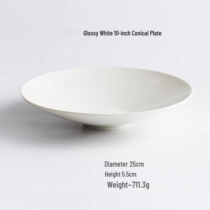 European Style Ceramic Conical Deep Plate