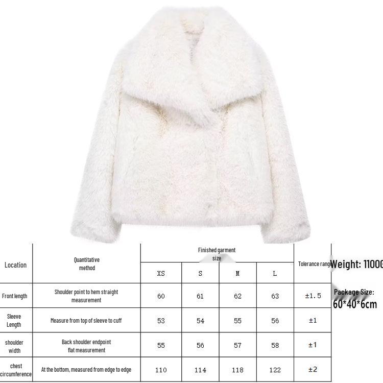 Women's Winter Lambswool Thick Cardigan Coat - New Fur Series