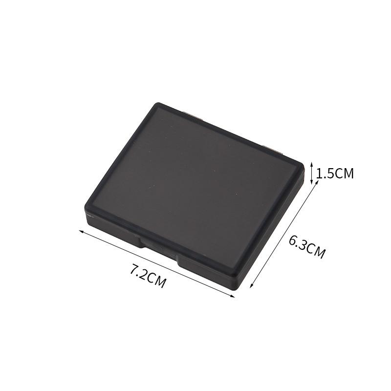 Бумажные пуховки для впитывания жира, безопасный ПП-материал, пустая коробка для хранения, безопасная, многофункциональная, косметическая, водонепроницаемая, пылезащитная чёрный