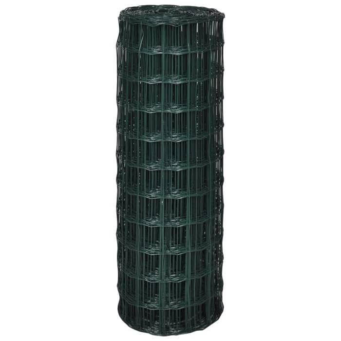 VidaXL Grillage 25x1,2 m avec Mailles Clôture Portail Barrière Bordure Jardin 140592