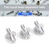 100x Hammer Drive Expansion Rivets Aluminum Nail Head Piercing Knock-Type Tapping Screw Fasteners