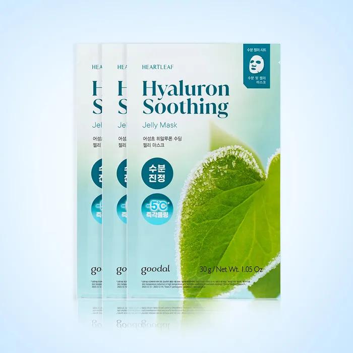Goodal Houttuynia Cordata Hyaluronic Acid Soothing Jelly Mask (3 Sheets)