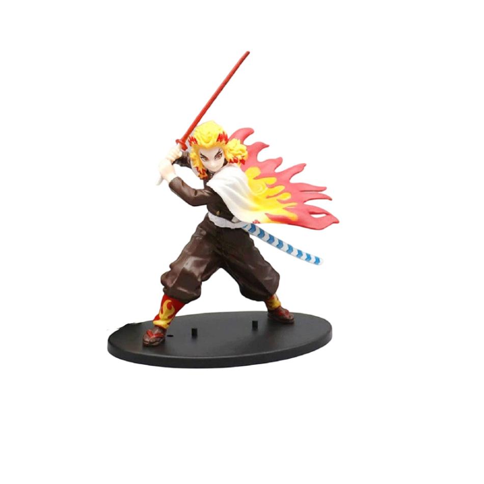 

Hot 14-22Cm Demon Slayer Anime Figure Tanjirou Agatsuma Zenitsu Kyoujurou Action Figural Pvc Model Collection Toy For Kids Gifts