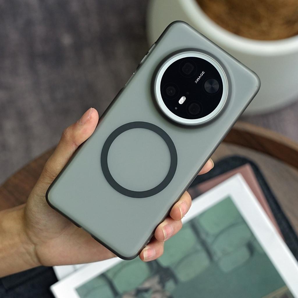 Applicable to Huawei Mate70Pro matte magnetic suction ice mist mobile phone case mate60pro ultra-thin skin feeling heat dissipation and anti-drop