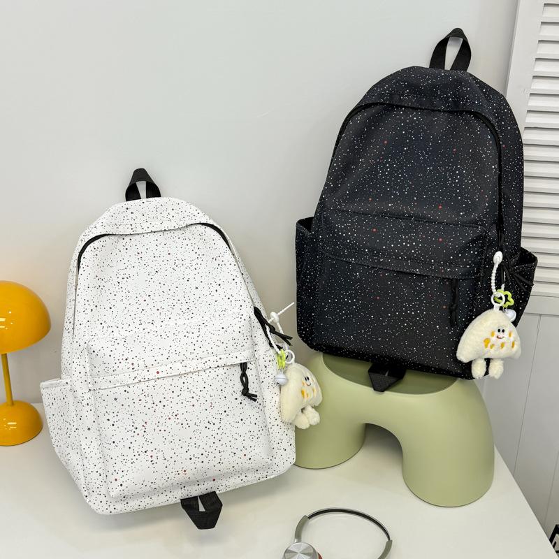 Schoolbag Street Trend Ins Leisure Sports School Bag Tuition Backpack Female Student Travel Light Leisure Commuter Backpack