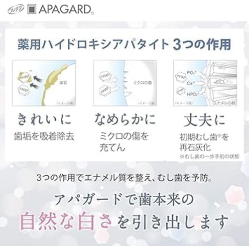 Apagard Premio 53g X 2 Bottles (Bulk Purchase with Sangi Bonus) Whitening Toothpaste and Original Pocket Tissue