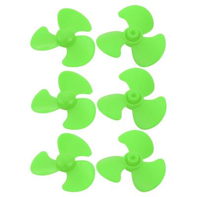 Uxcell RC Propellers, Replacement Plastic Propellers for RC Boats and Radio-Controlled Airplanes, 3-Vane, 30mm Diameter, Pack of 6