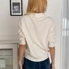 New Arrivals Open Run Short Sleeve Knit Raglan Collar Neck Hidden Placket Spring