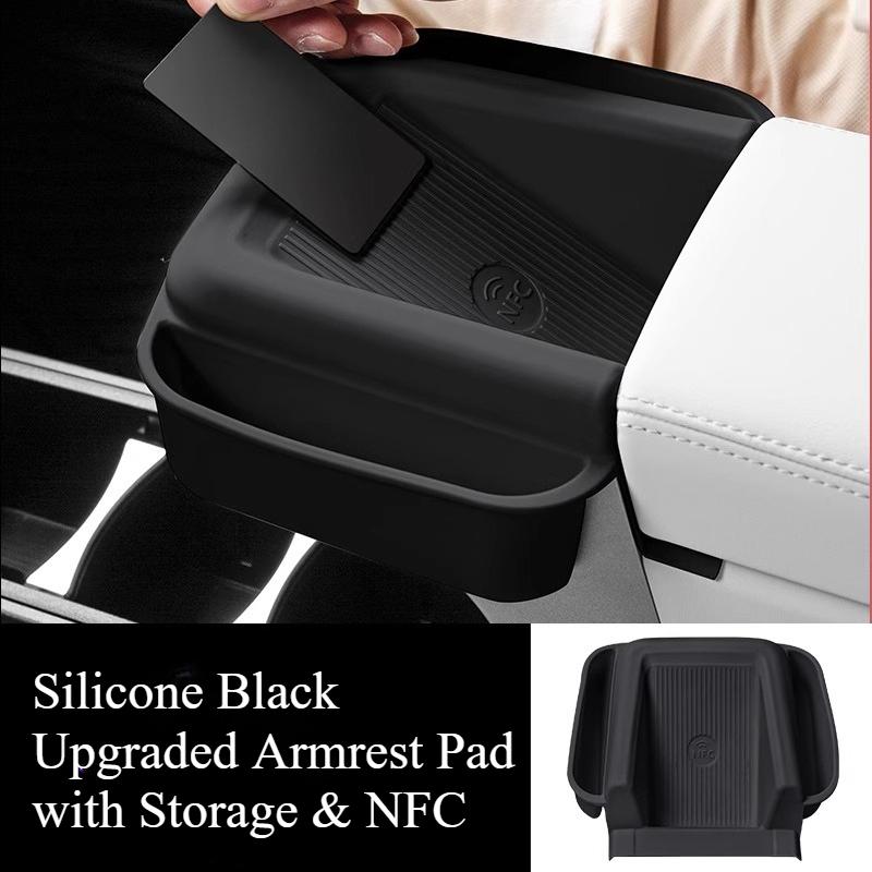 For Chery ICAR V23 Wireless Charging NFC Silicone Pad Storage Box Modified Accessories Stowing Tidying Interior Accessories