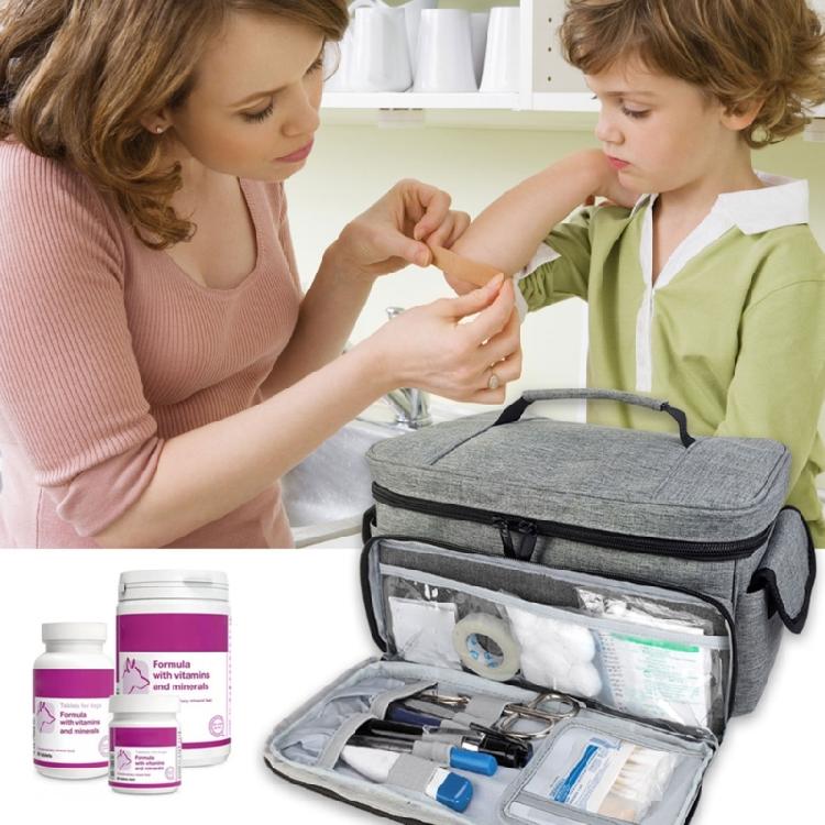 Empty First Aid Kits Bag Emergency Bag Large Capacity Home/Car Medicine Package