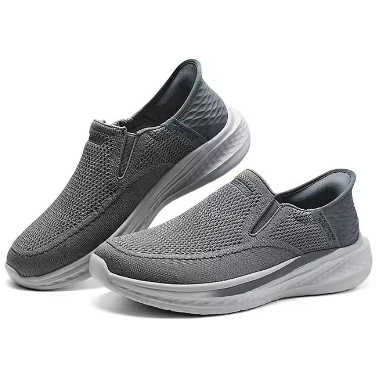 Skechers Street Series Comfortable Versatile Low-Top Casual Shoes Men Sneakers Gray 210887-GRY