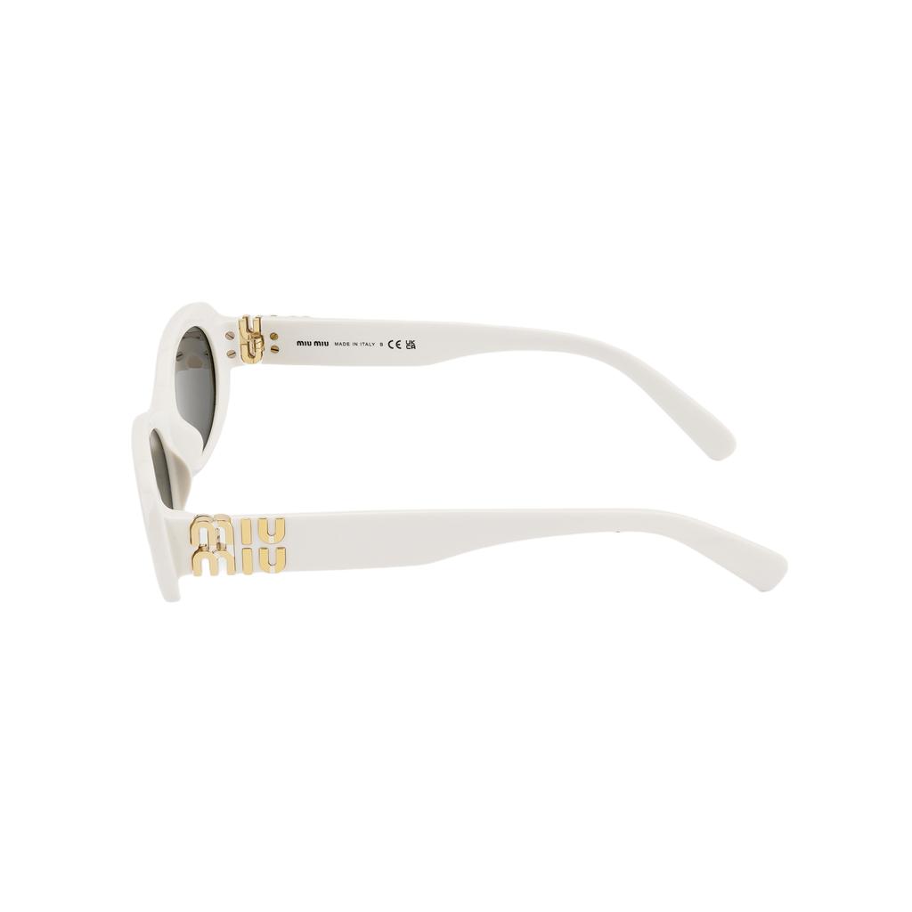 Miu Miu Logo Cat Eye Sunglasses Women sunglasses White 0MU06ZS1425S0