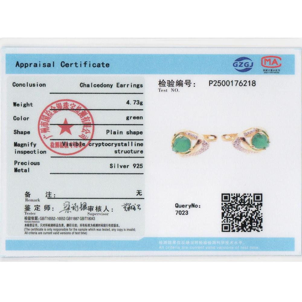 Elegant Noble Natural Pear 6*8mm Agate Clasp Earrings Real Gemstones 925 Sterling Silver Fine Jewelry for Women's Birthday Gifts