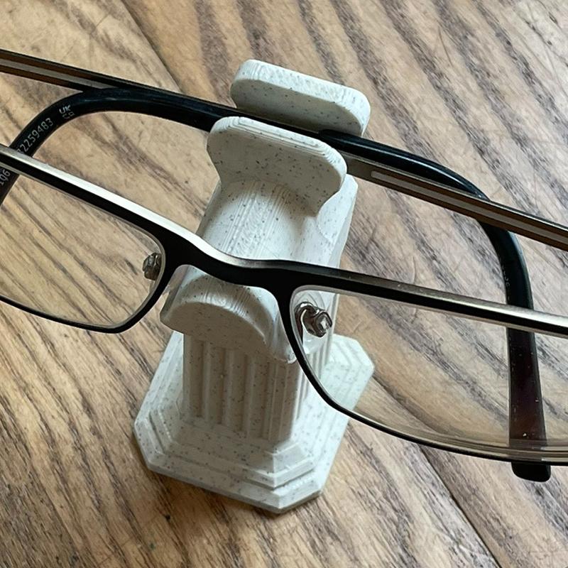 Minimalist Roman Column Glasses Holder Roman Column Ornament Glasses Desktop Organizer Home And Office Desk Decorative Gift