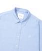 COVERNAT Pigment Oxford Half Shirt Light Blue